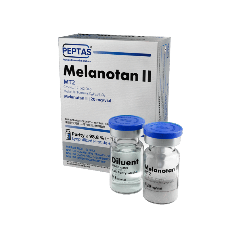 Melanotan 2 (MT2) 20mg PEPTAS research material