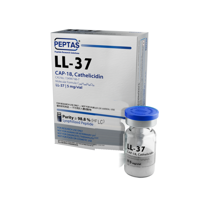 LL-37 5mg PEPTAS research material