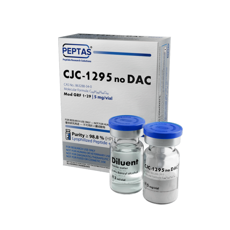 CJC-1295 no DAC 5mg PEPTAS research material